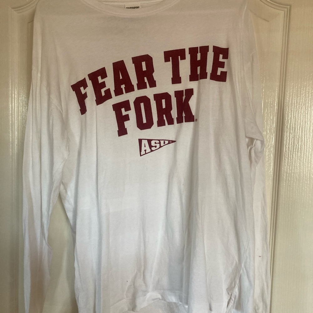 PINK Victoria's Secret ASU White Shirt